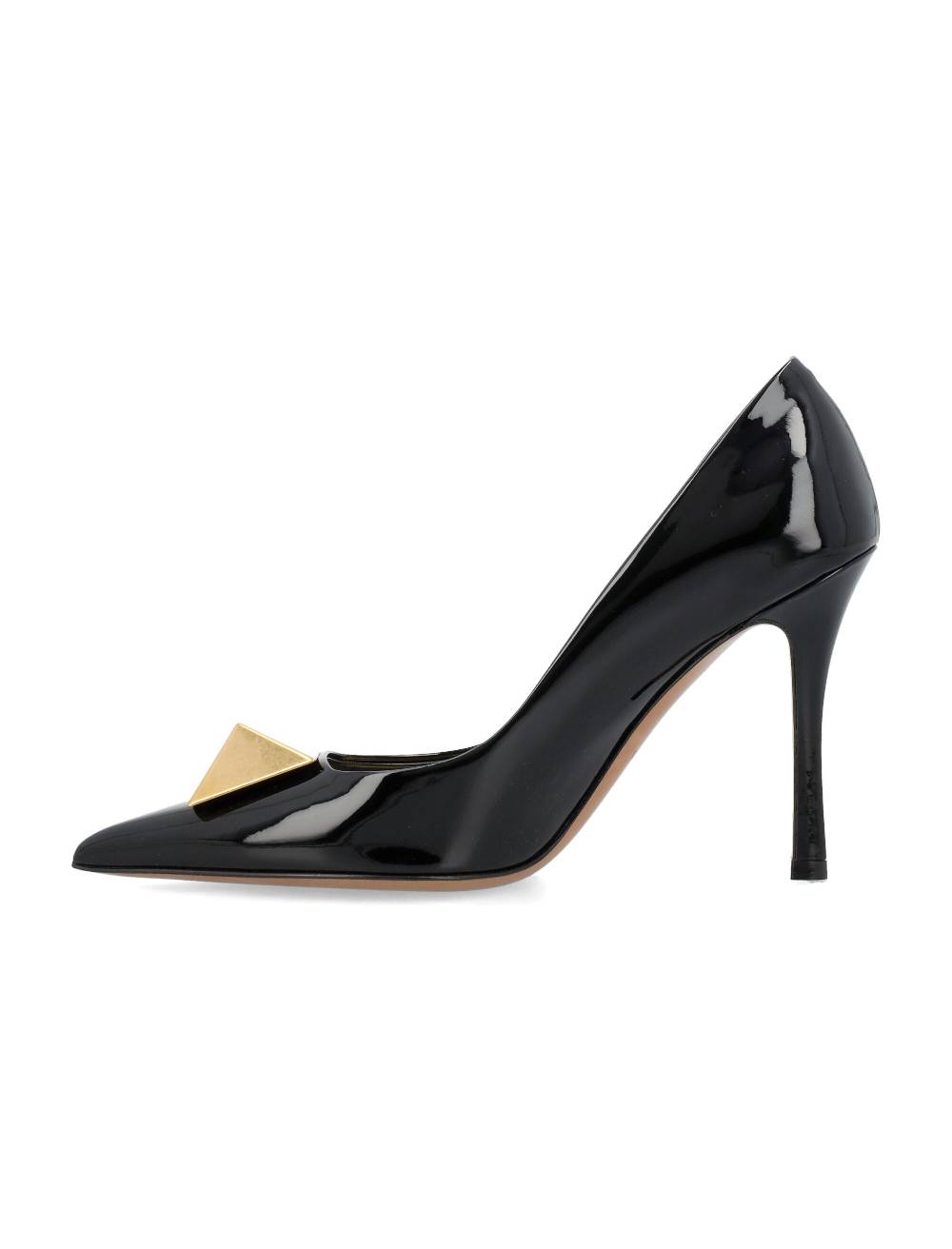 VALENTINO GARAVANI  Décolleté Valentino Garavani in Vernice con Borchie Maxi in Ottone Offerta San Valentino