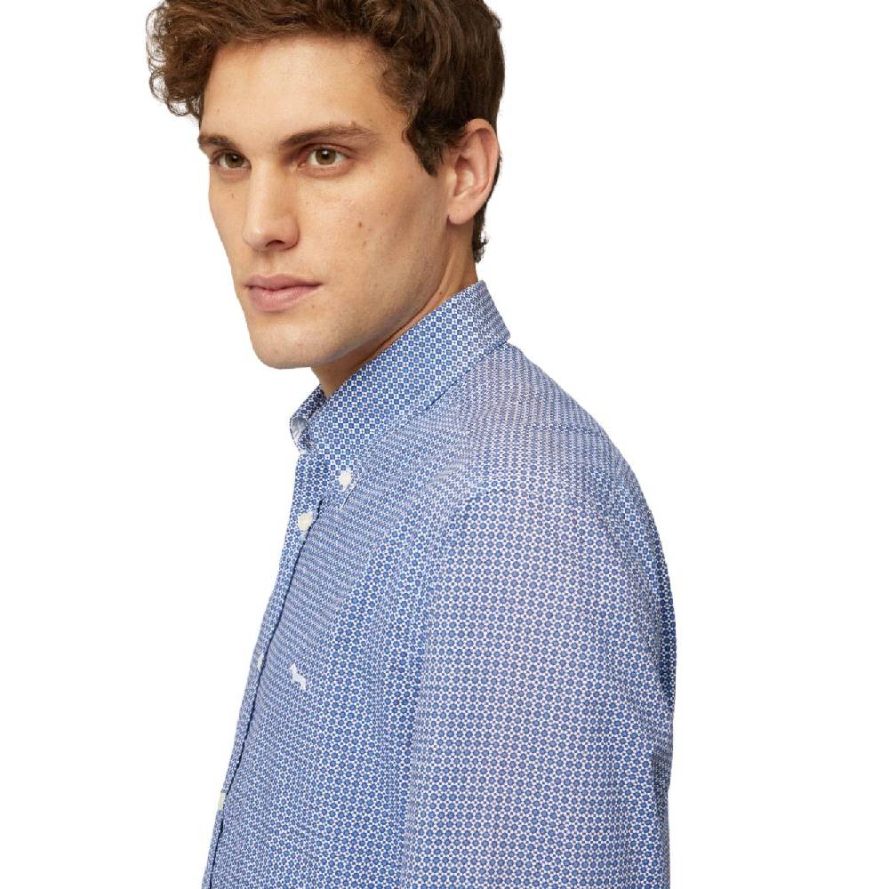 HARMONT & BLAINE  Camicia Uomo Harmont & Blaine Cotone Blu China Offerta migliore
