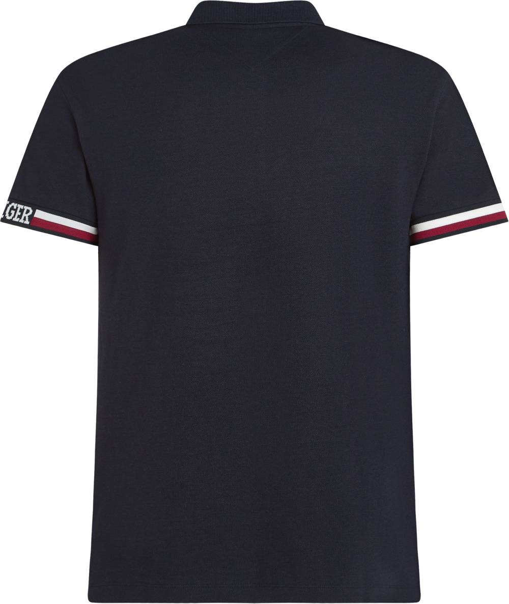 TOMMY HILFIGER  Polo Slim Fit Blu Tommy Hilfiger - Misto Cotone Lightning offer