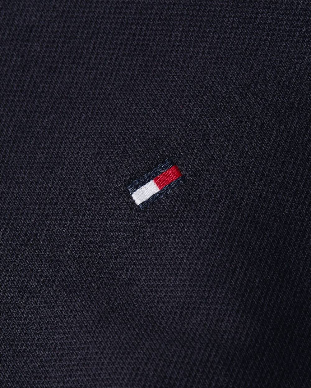 TOMMY HILFIGER  Polo Slim Fit Blu Tommy Hilfiger - Misto Cotone Lightning offer