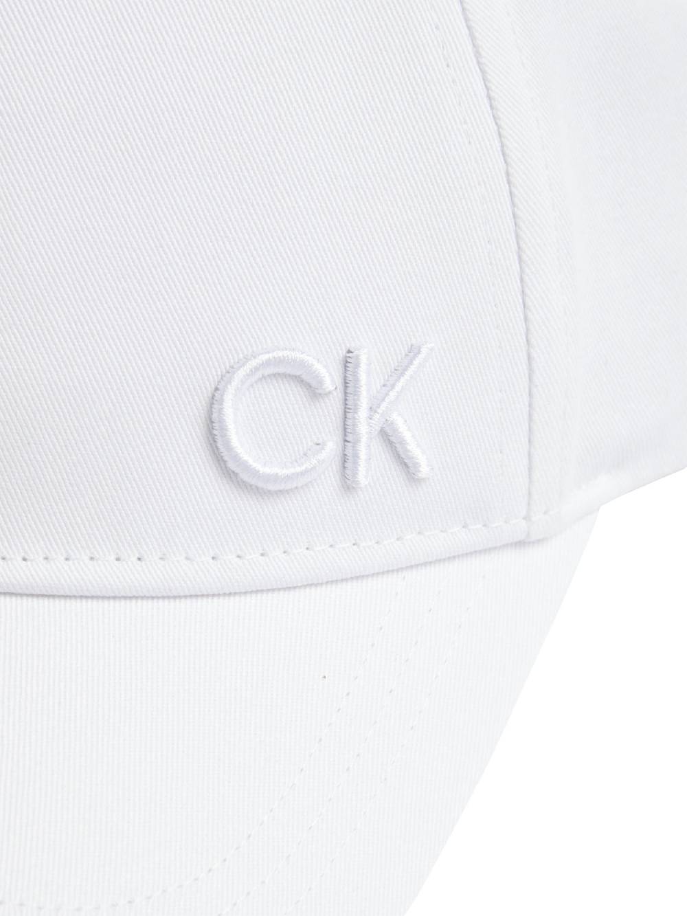 CALVIN KLEIN  Cappello di Cotone Biologico Bianco Calvin Klein - Accessori Donna Enormi risparmi