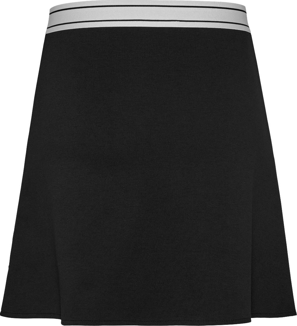 TOMMY JEANS  Gonna Nera Tommy Jeans - Tessuto Elasticizzato Viscosa Donna Sconti VIP