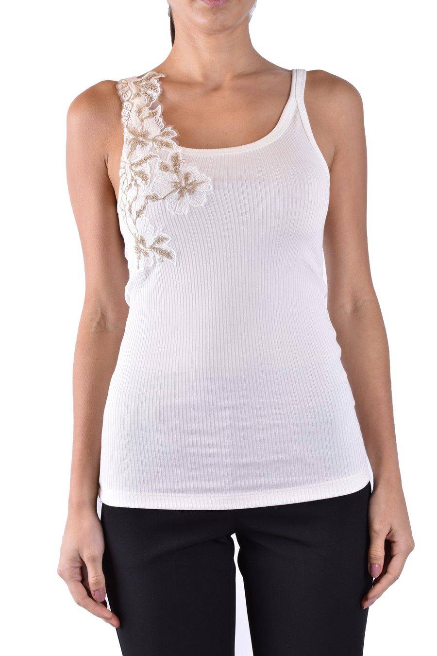 ERMANNO SCERVINO  Maglia Cotone Bianco Avorio Ermanno Scervino Donna Ultimi tre giorni