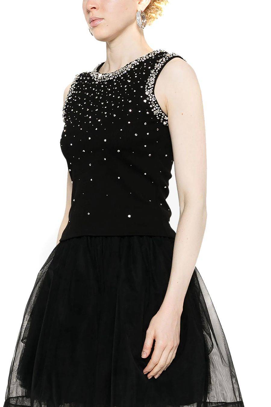 DES PHEMMES  Maglia Nera in Cotone DES PHEMMES per Donna - DP613110 Only for today