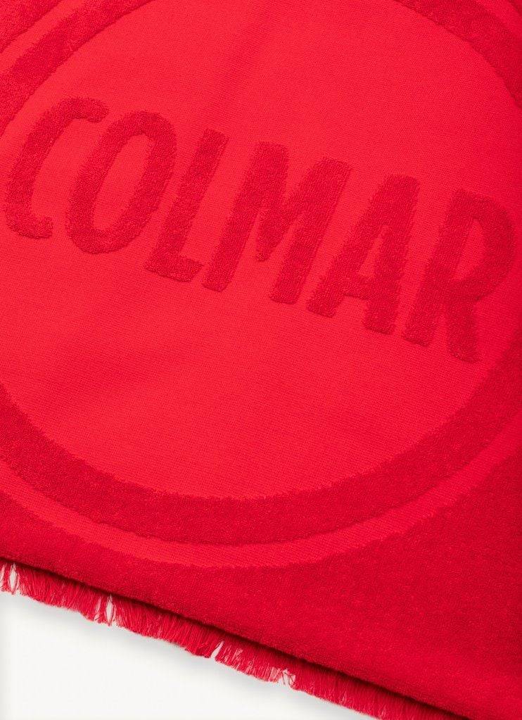 COLMAR  Asciugamano da Spiaggia Rosso in Cotone Unisex Colmar con Frange Solo un giorno rimasto