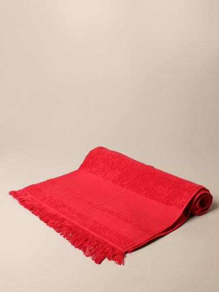 COLMAR  Asciugamano da Spiaggia Rosso in Cotone Unisex Colmar con Frange Solo un giorno rimasto