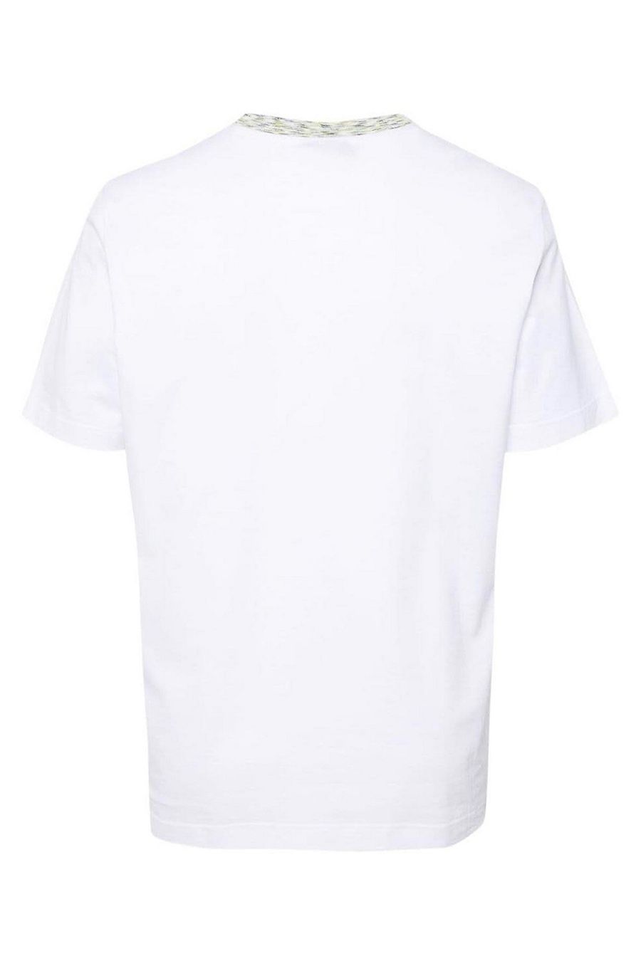 MISSONI  T-Shirt Bianca in Cotone Missoni Uomo UC22SL01-BJ0002-AS01BF Enormi sconti