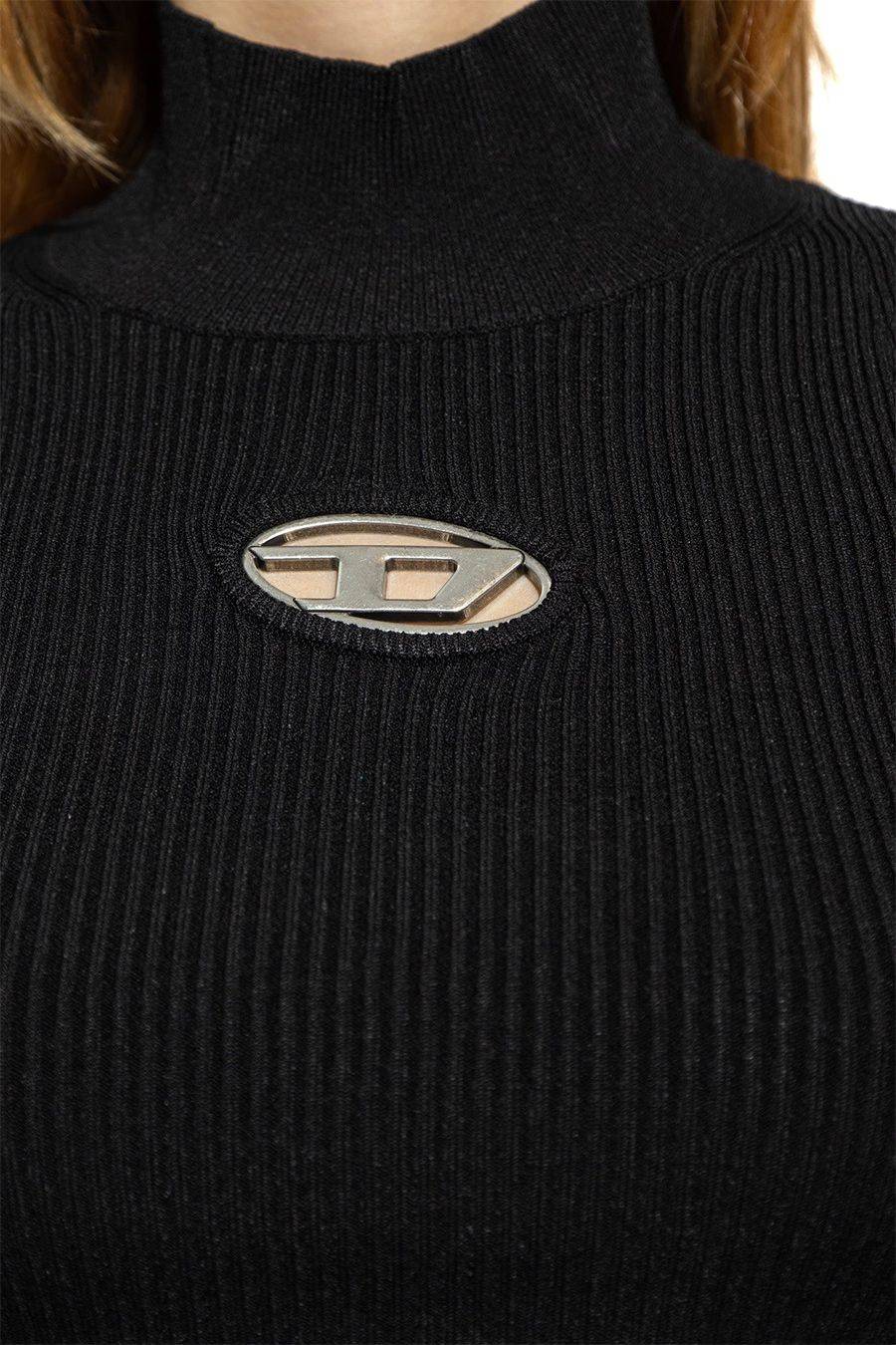 DIESEL  Top Nero in Cotone Diesel da Donna - A13020 0DLAX9XX Italia