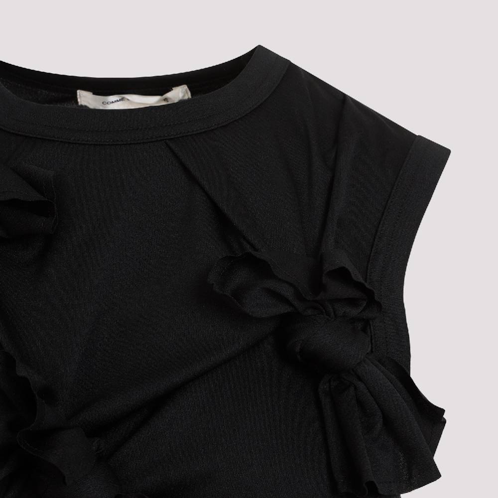 COMME DES GARÇONS  Top Senza Maniche Nero Annodato Comme des Garçons - Poliestere Fino Al -60%