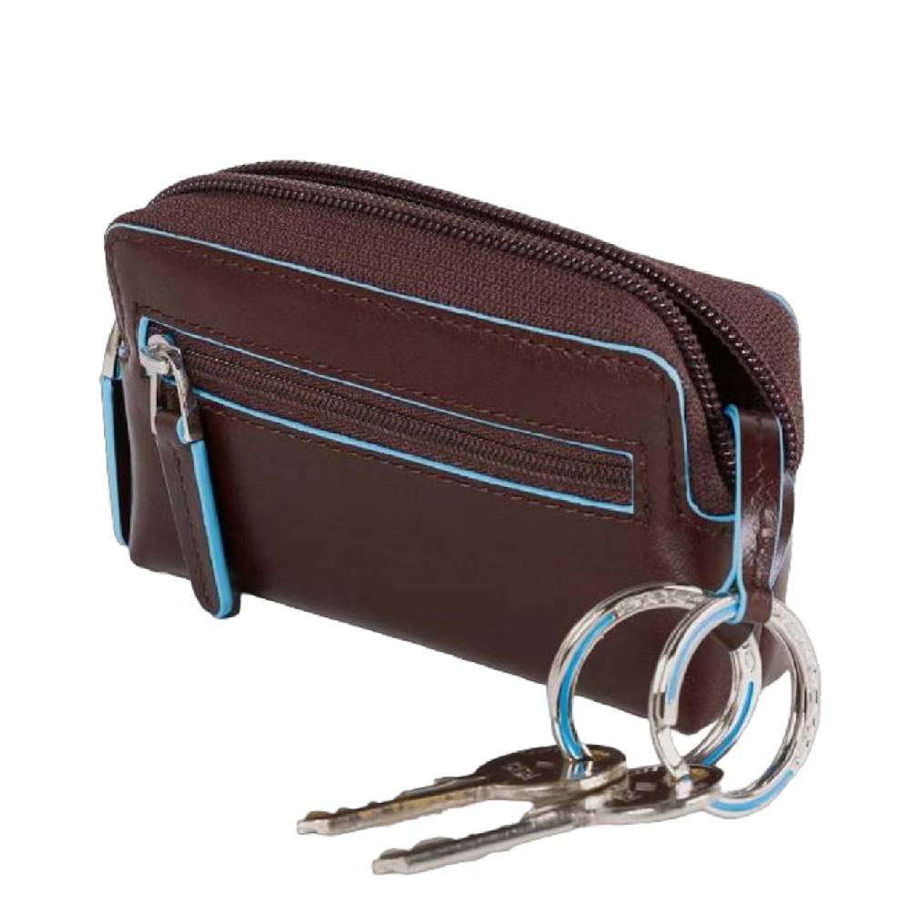 PIQUADRO  Portachiavi in Pelle Blu PIQUADRO Unisex Spedizione gratuita