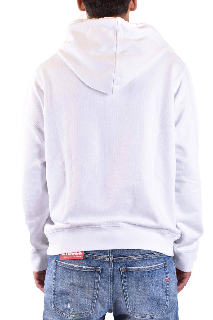 DSQUARED2  Felpa di Cotone Bianca da Uomo DSQUARED2 S74GU0754 Flash Sale