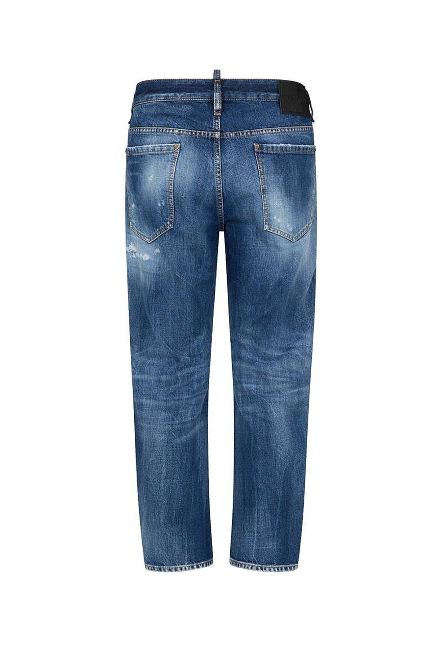 DSQUARED2  Jeans Blu Uomo DSQUARED2 Tessuto Misto Poliestere Cotone Offerta esclusiva