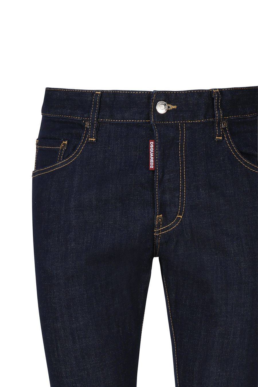DSQUARED2  Jeans Blu in Cotone Elasticizzato DSQUARED2 da Uomo S74LB1425 Black Friday