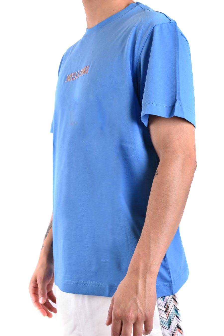 MISSONI  Polo Blu in Cotone da Uomo - MISSONI UC24SL01-BJ00C7S72E9 Offerta migliore