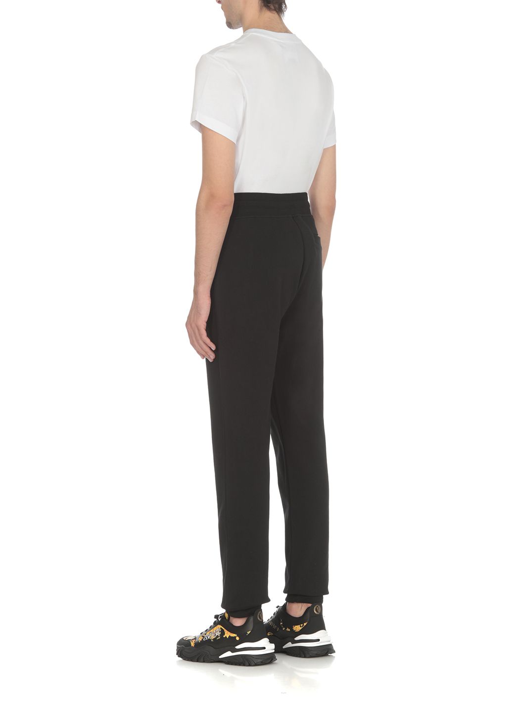 VERSACE JEANS COUTURE  Pantaloni da Uomo Versace Jeans Couture in Cotone Nero Latest fashion