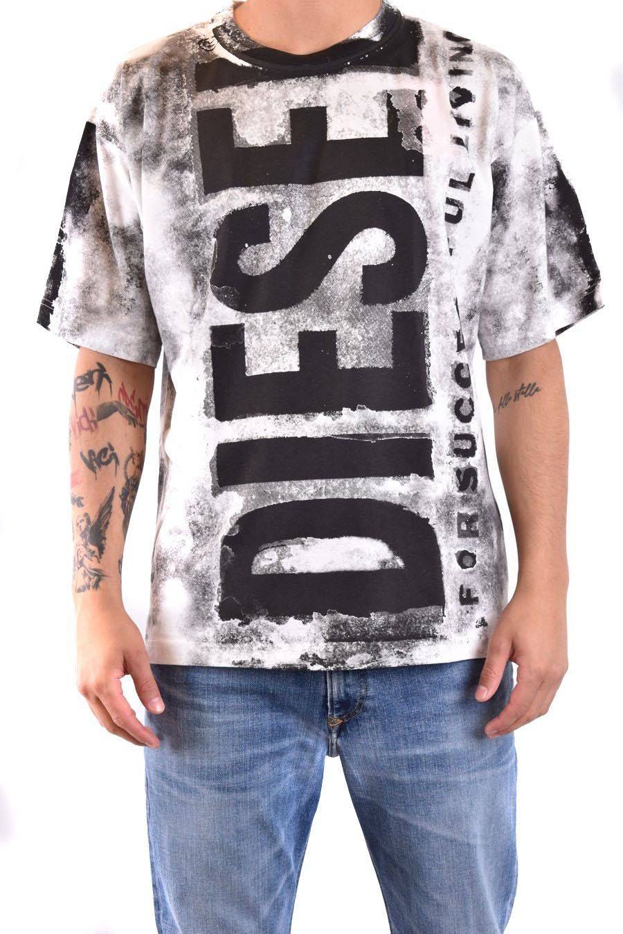 DIESEL  T-Shirt Diesel Multicolore in Cotone per Uomo Offerte esclusive