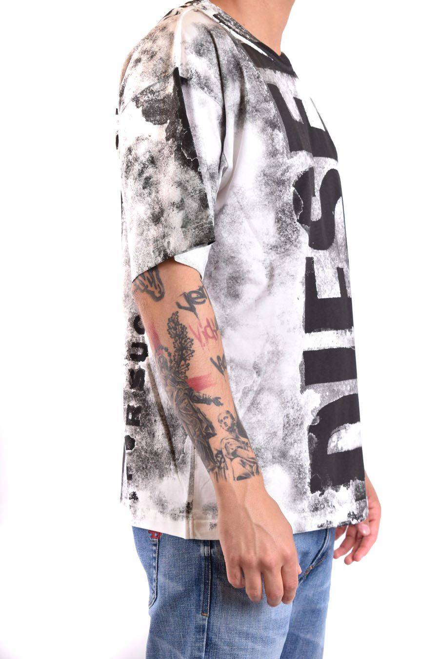 DIESEL  T-Shirt Diesel Multicolore in Cotone per Uomo Offerte esclusive