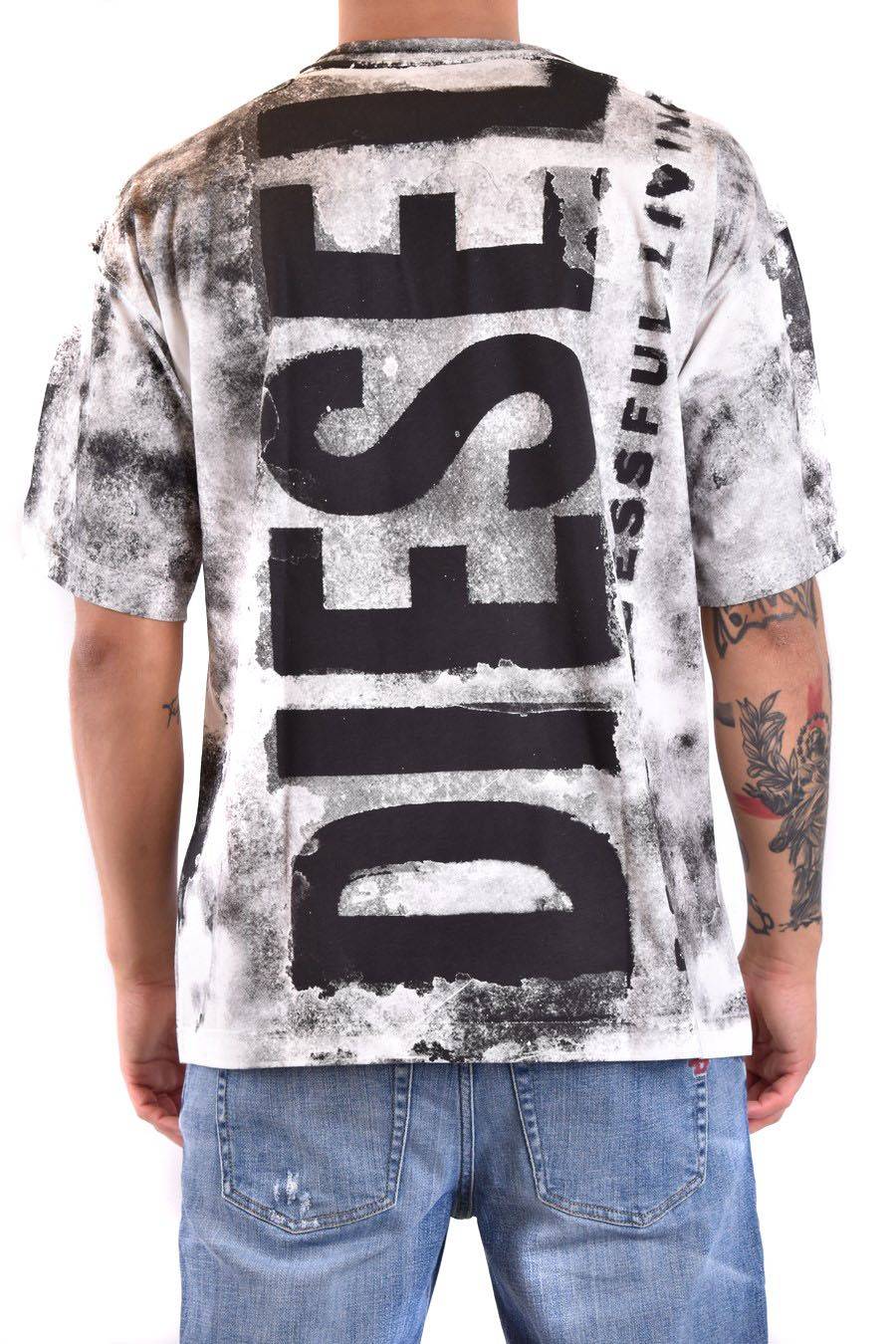 DIESEL  T-Shirt Diesel Multicolore in Cotone per Uomo Offerte esclusive