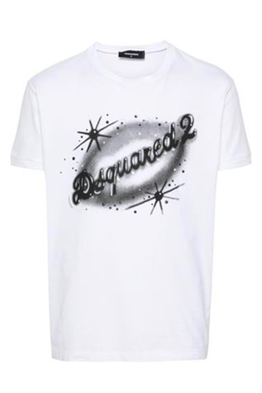 DSQUARED2  T-Shirt da Uomo DSQUARED2 in Cotone Bianco Bestseller