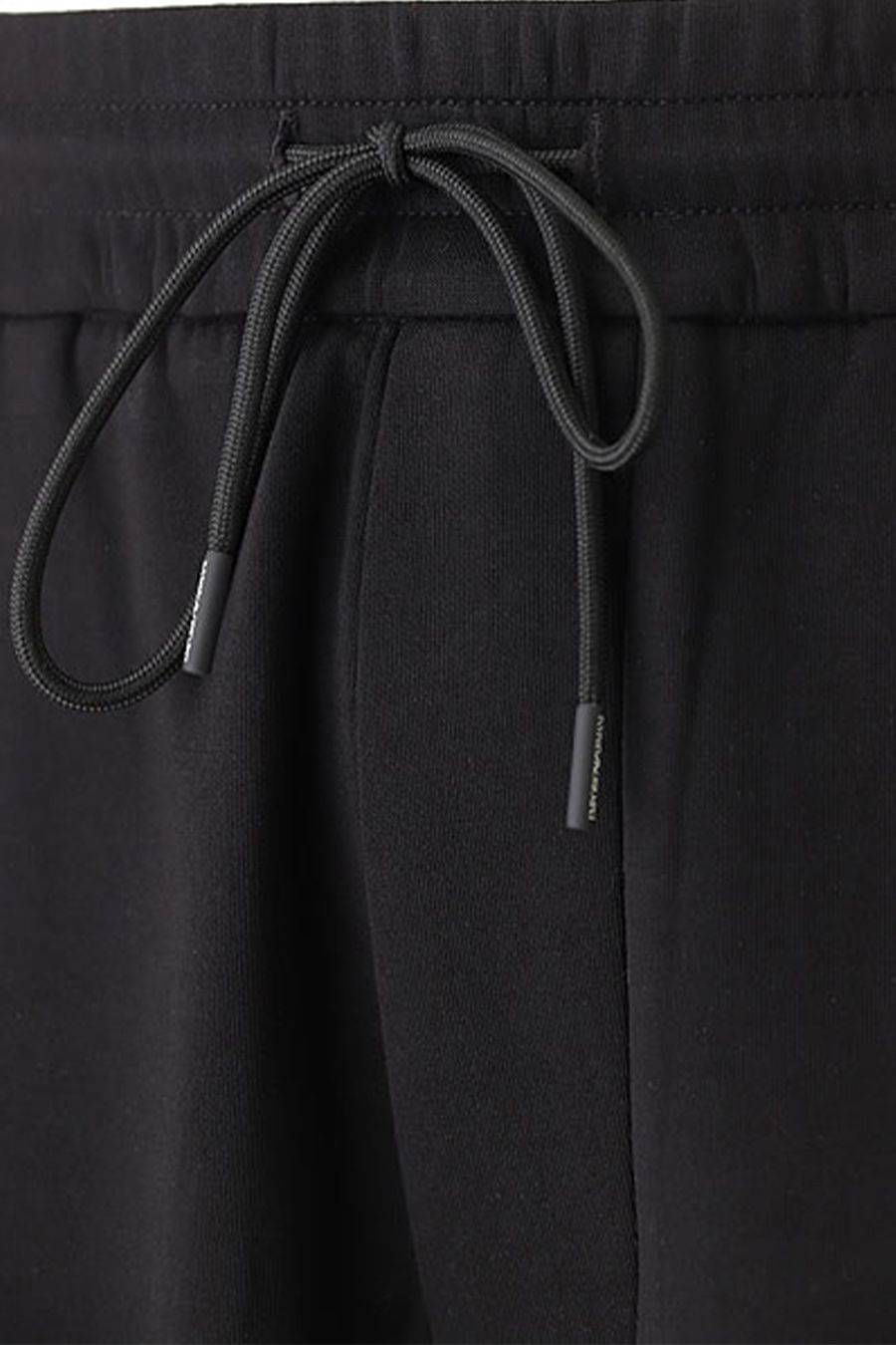 EMPORIO ARMANI  Pantaloni da Uomo Emporio Armani in Cotone Elasticizzato - Nero Offerte stagionali