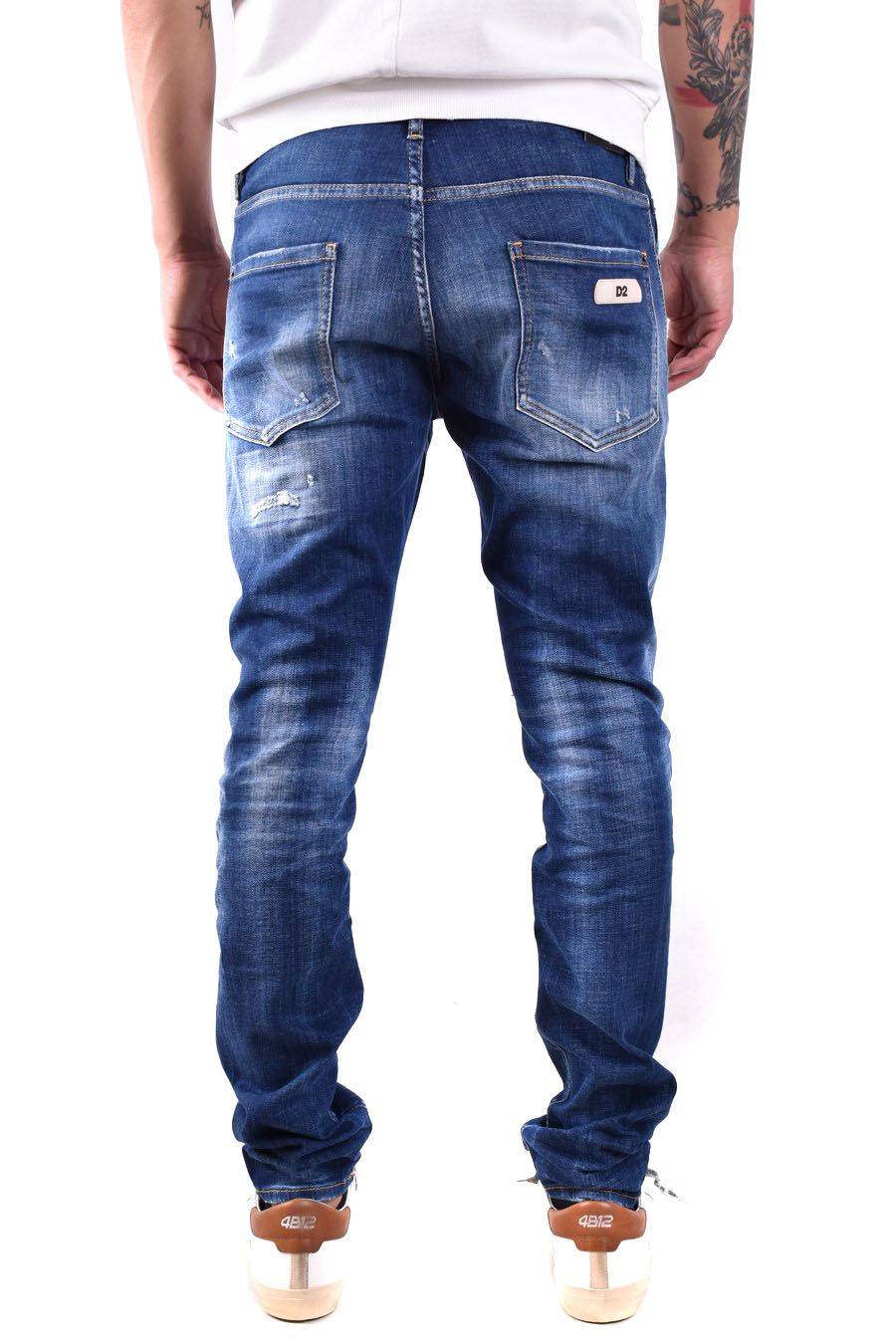 DSQUARED2  Jeans Blu Elasticizzati Uomo DSQUARED2 S71LB1365 Comprane uno, ottenene uno gratis