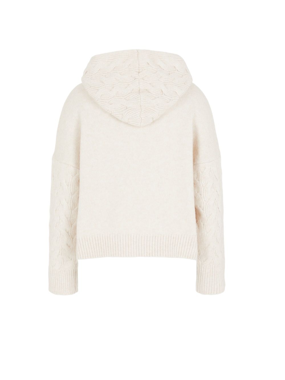 ARMANI EXCHANGE  Felpa con Cappuccio Beige e Treccia Armani Exchange Rilascio limitato