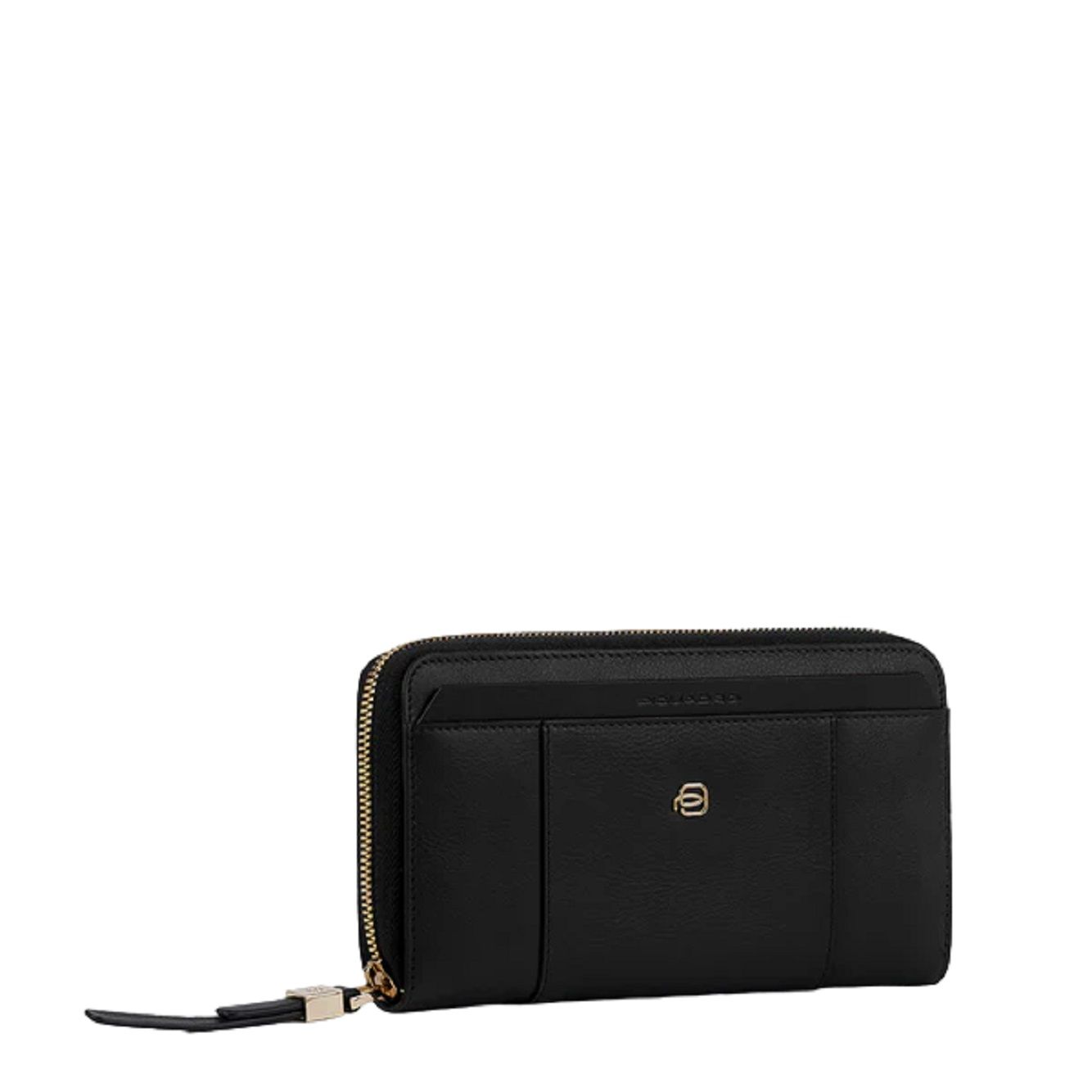 PIQUADRO  Portafoglio Donna in Pelle Nero PIQUADRO - Accessorio Elegante Ultimi due giorni