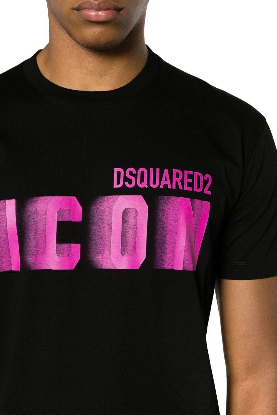 DSQUARED2  T-Shirt DSQUARED2 Multicolore in Cotone Uomo Sostegno trimestrale
