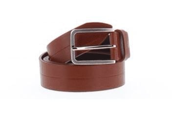 PIQUADRO  Cintura Piquadro Marrone in Pelle da Uomo - Made in Italy Fino al 55% di sconto