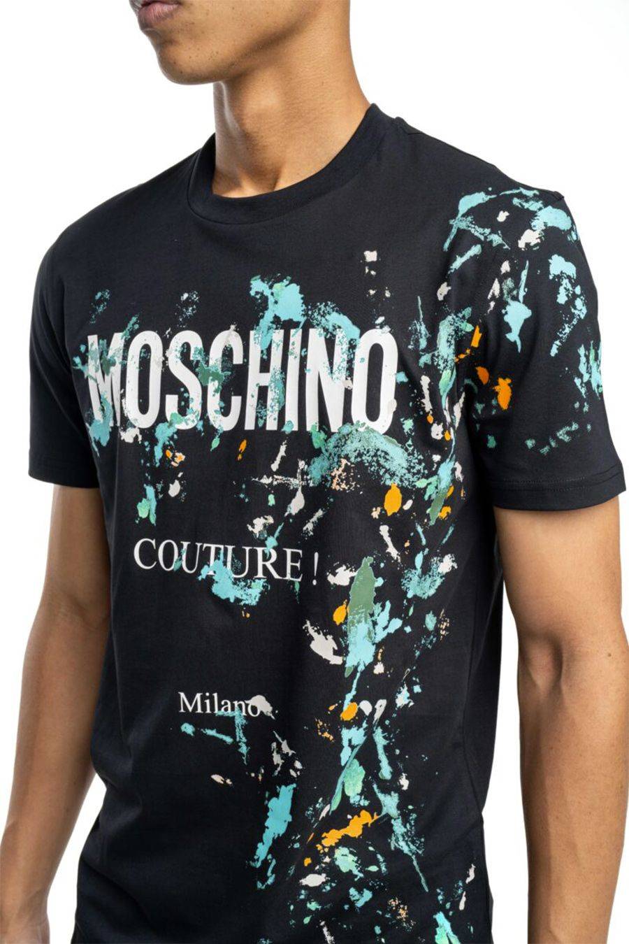 MOSCHINO  T-Shirt Cotone Nero Uomo Moschino A0712 Solo un giorno rimasto