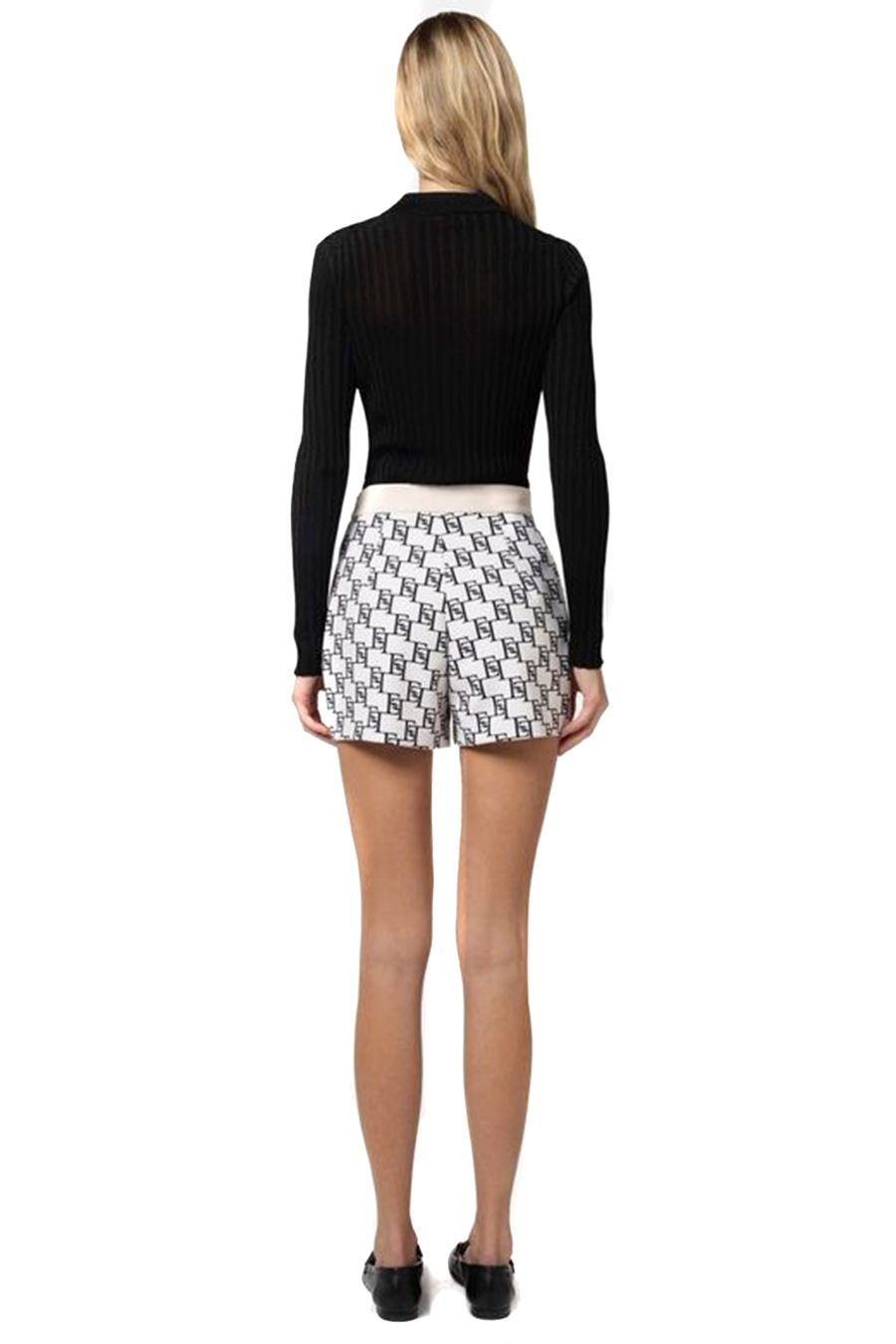 ELISABETTA FRANCHI  Pantaloni Donna Elisabetta Franchi Poliestere Multicolor Black Friday Prezzi