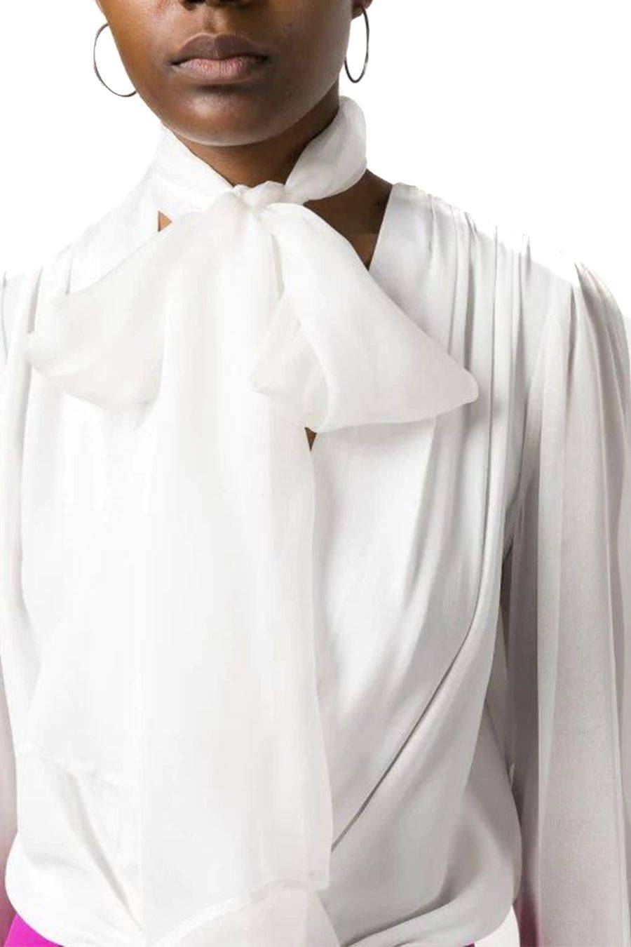 PINKO  Top da Donna PINKO in Viscosa - Bianco Qualità Garantita