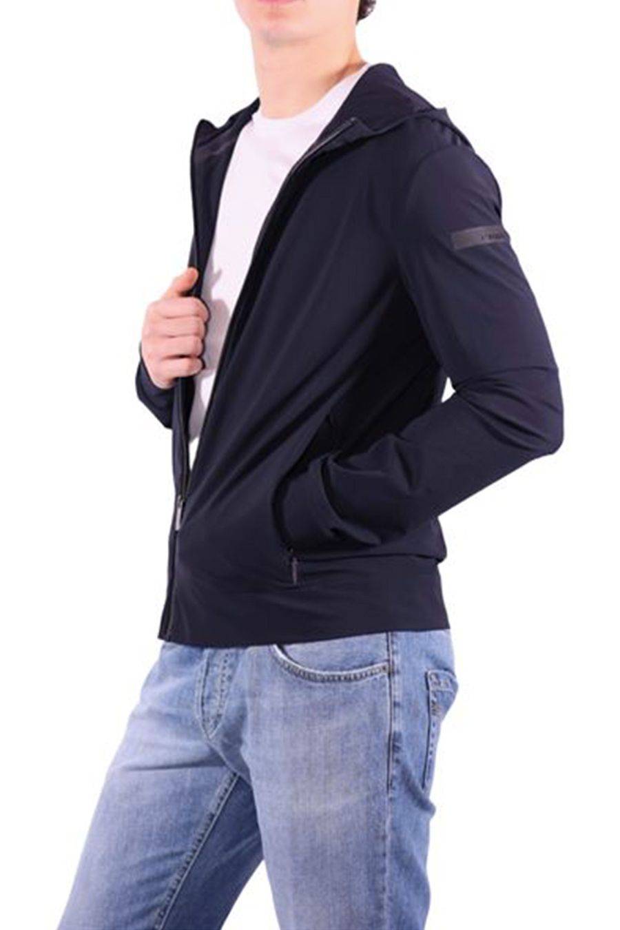 RRD - ROBERTO RICCI DESIGNS  Felpa Uomo RRD Nera in Tessuto Tecnico Shopping Online