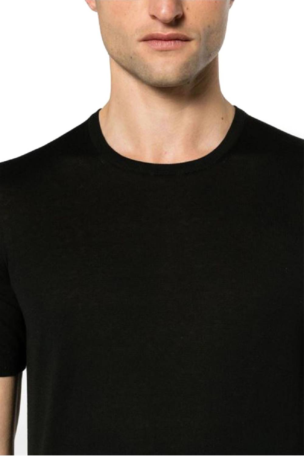 TAGLIATORE  T-Shirt di Seta Nera TAGLIATORE Uomo - JOSH GSE24-03099 Novità