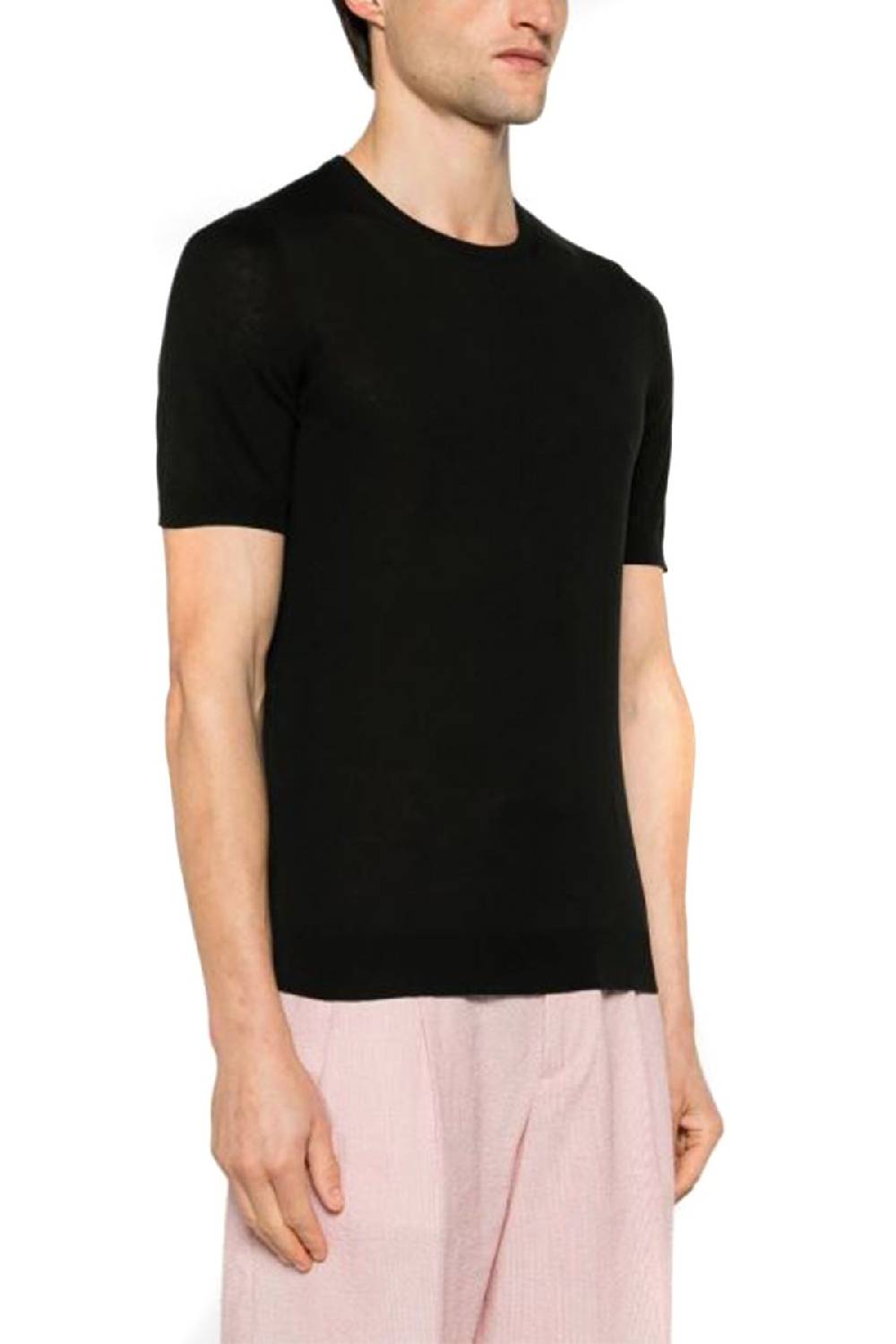 TAGLIATORE  T-Shirt di Seta Nera TAGLIATORE Uomo - JOSH GSE24-03099 Novità