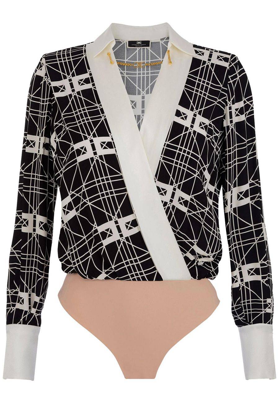ELISABETTA FRANCHI  Camicetta Multicolore in Seta Elisabetta Franchi da Donna