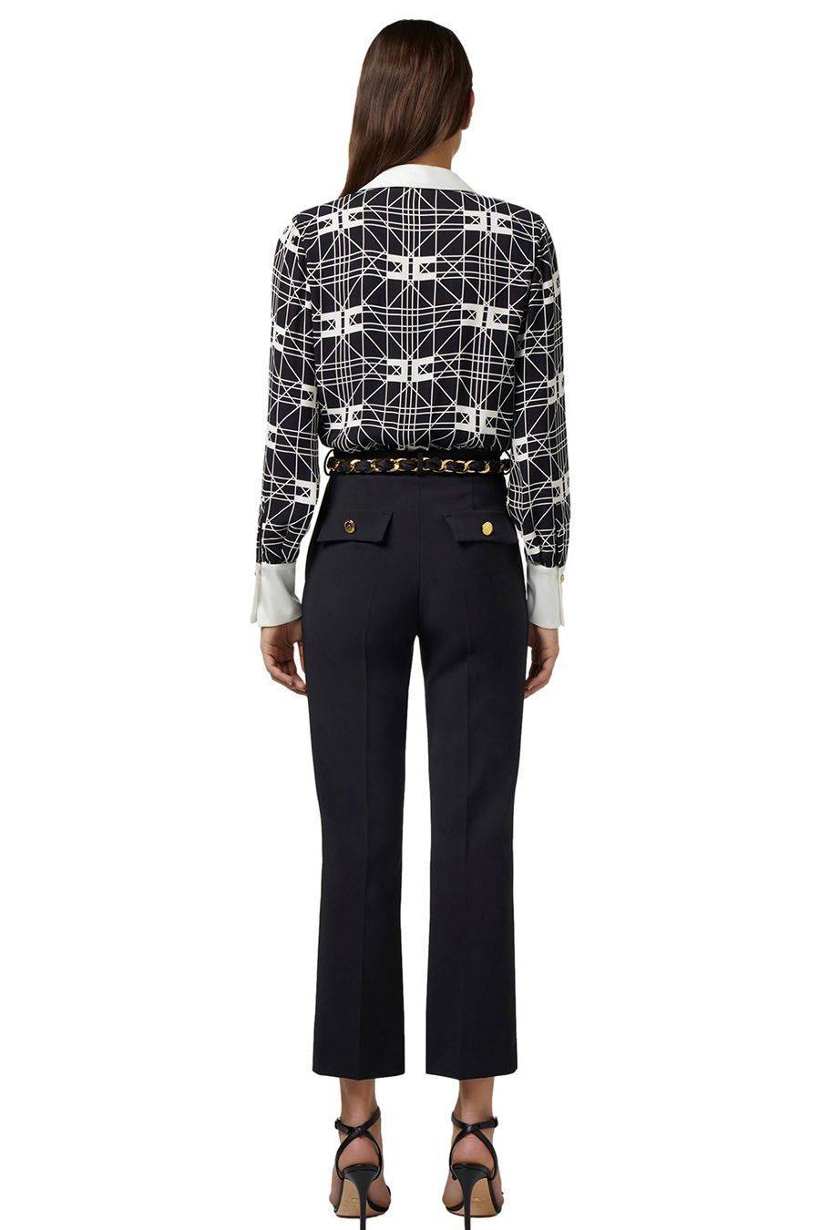 ELISABETTA FRANCHI  Camicetta Multicolore in Seta Elisabetta Franchi da Donna Presa