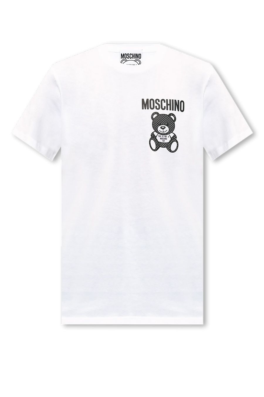 MOSCHINO  T-Shirt Cotone Bianco Moschino V0729 20411001 Uomo Economico