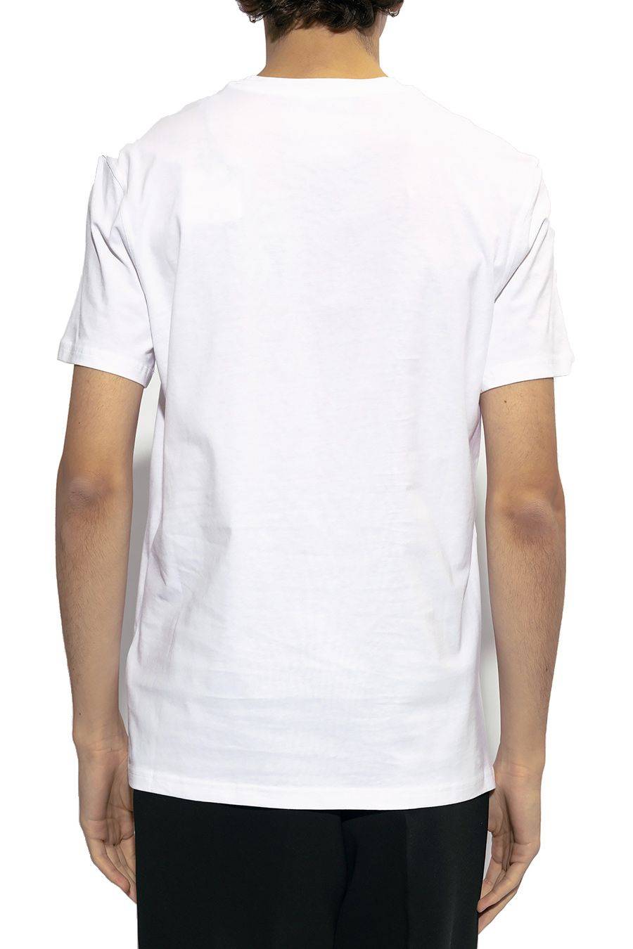 MOSCHINO  T-Shirt Cotone Bianco Moschino V0729 20411001 Uomo Economico