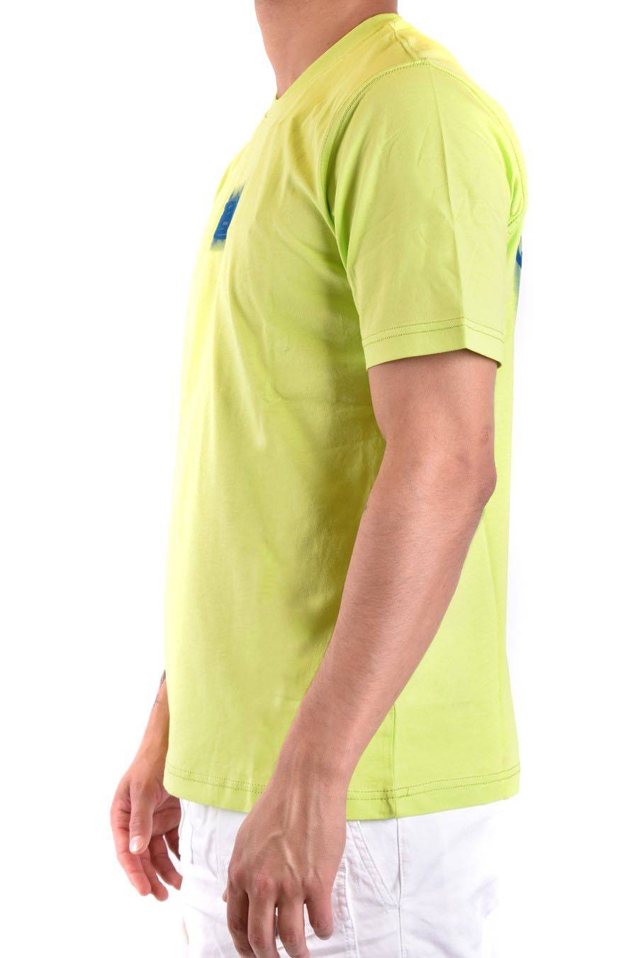 DIESEL  T-Shirt di Cotone Gialla Uomo Diesel A12271 0GRAI5KB Online