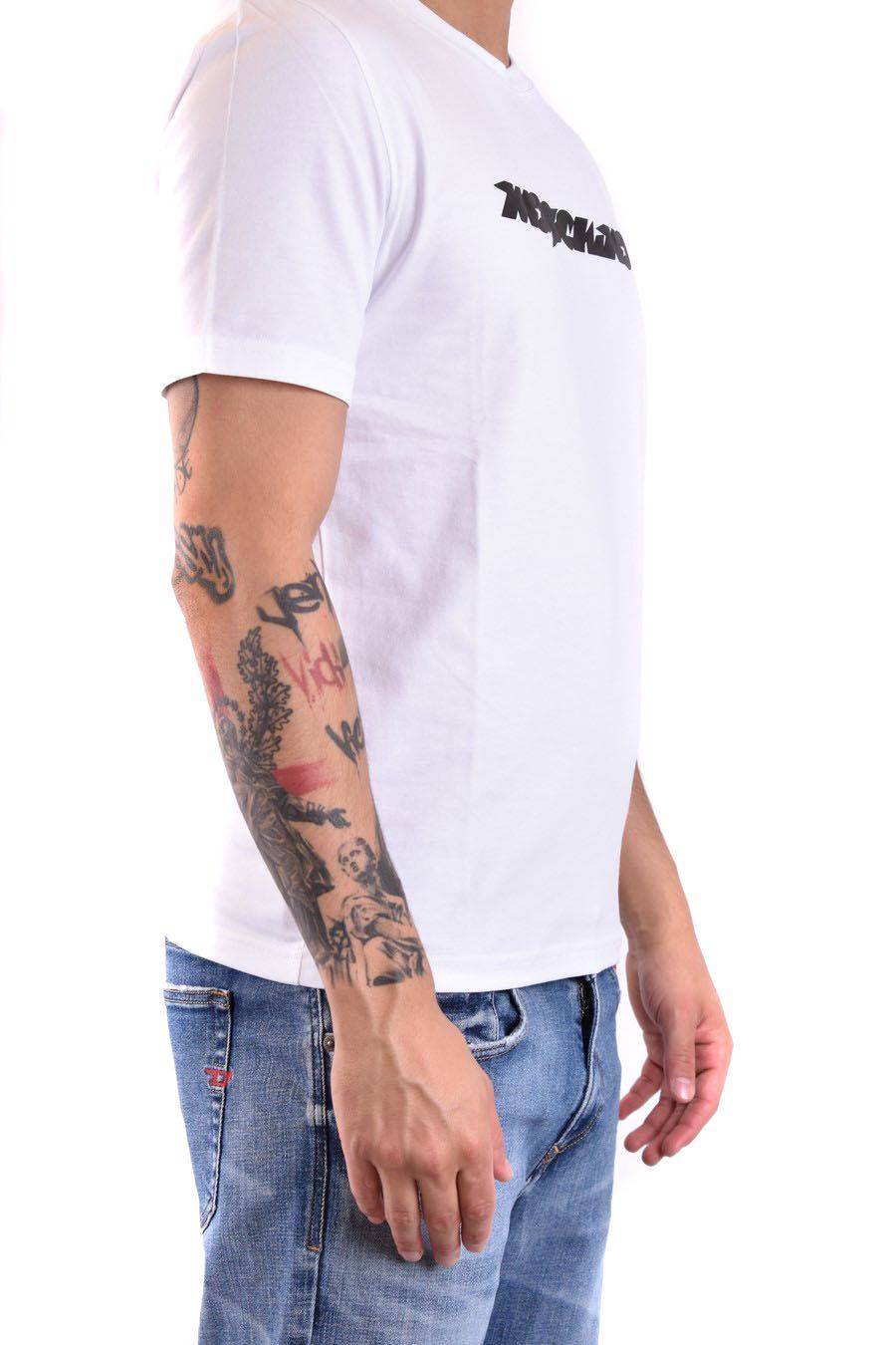 MOSCHINO  T-Shirt MOSCHINO Bianca 100% Cotone da Uomo A0718 Offerte