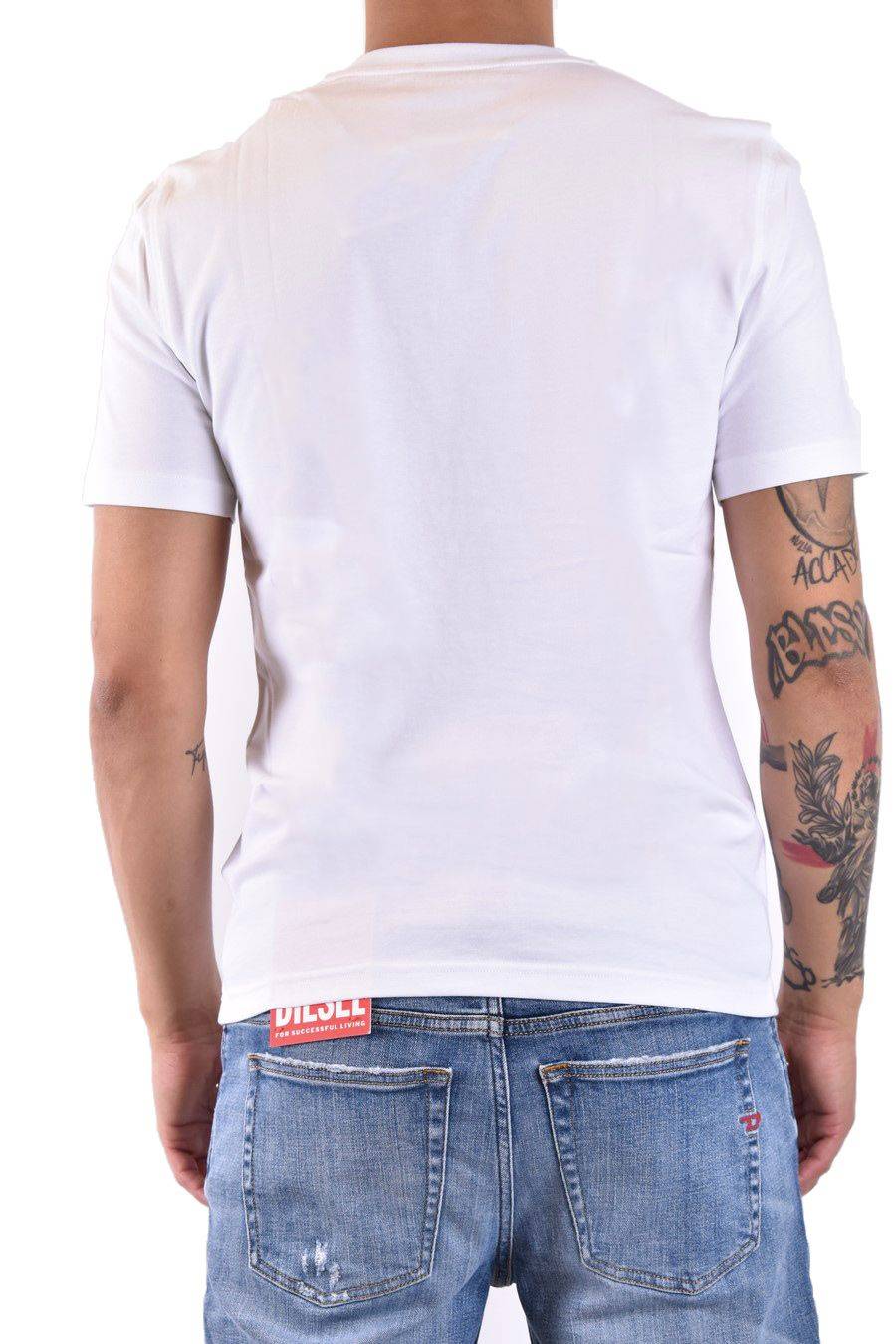 MOSCHINO  T-Shirt MOSCHINO Bianca 100% Cotone da Uomo A0718 Offerte