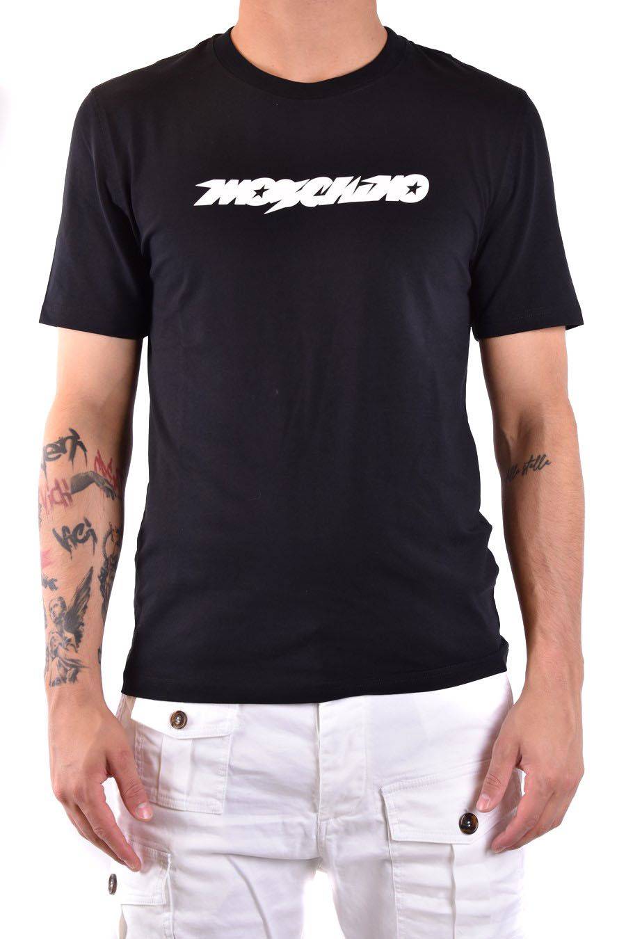 MOSCHINO  T-Shirt MOSCHINO Cotone Nero Uomo Vendita Economica