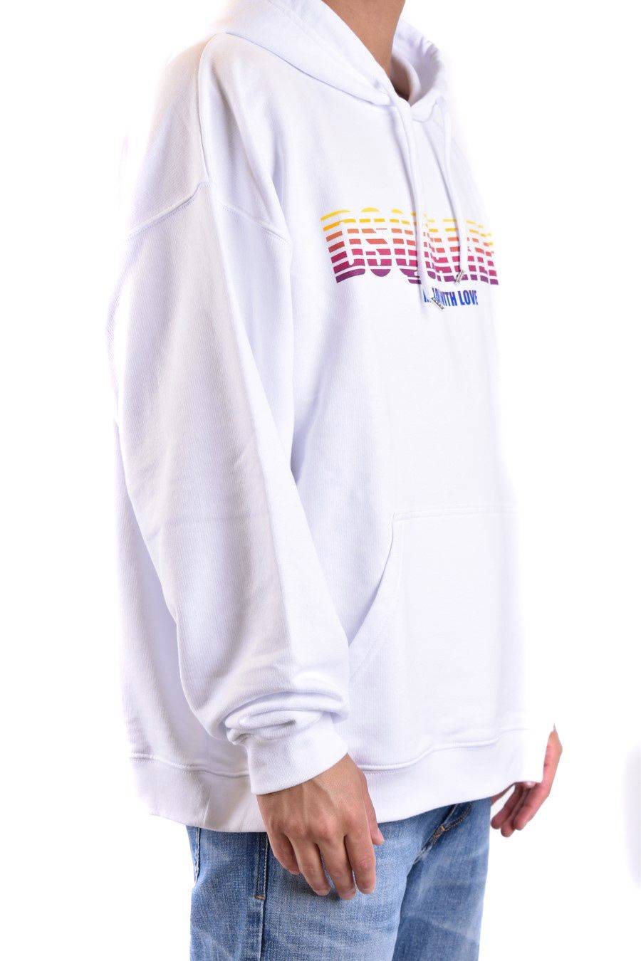 DSQUARED2  Felpa Uomo DSQUARED2 Cotone Bianco S71GU0655 S25551100 Negozio