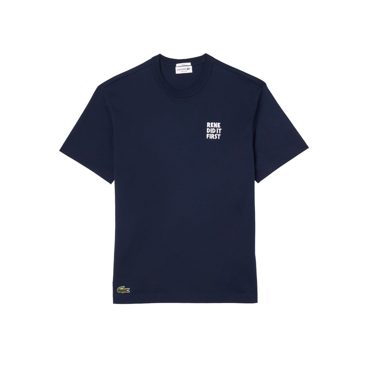 LACOSTE  T-Shirt Lacoste Blu in Cotone da Uomo Vendite stagionali