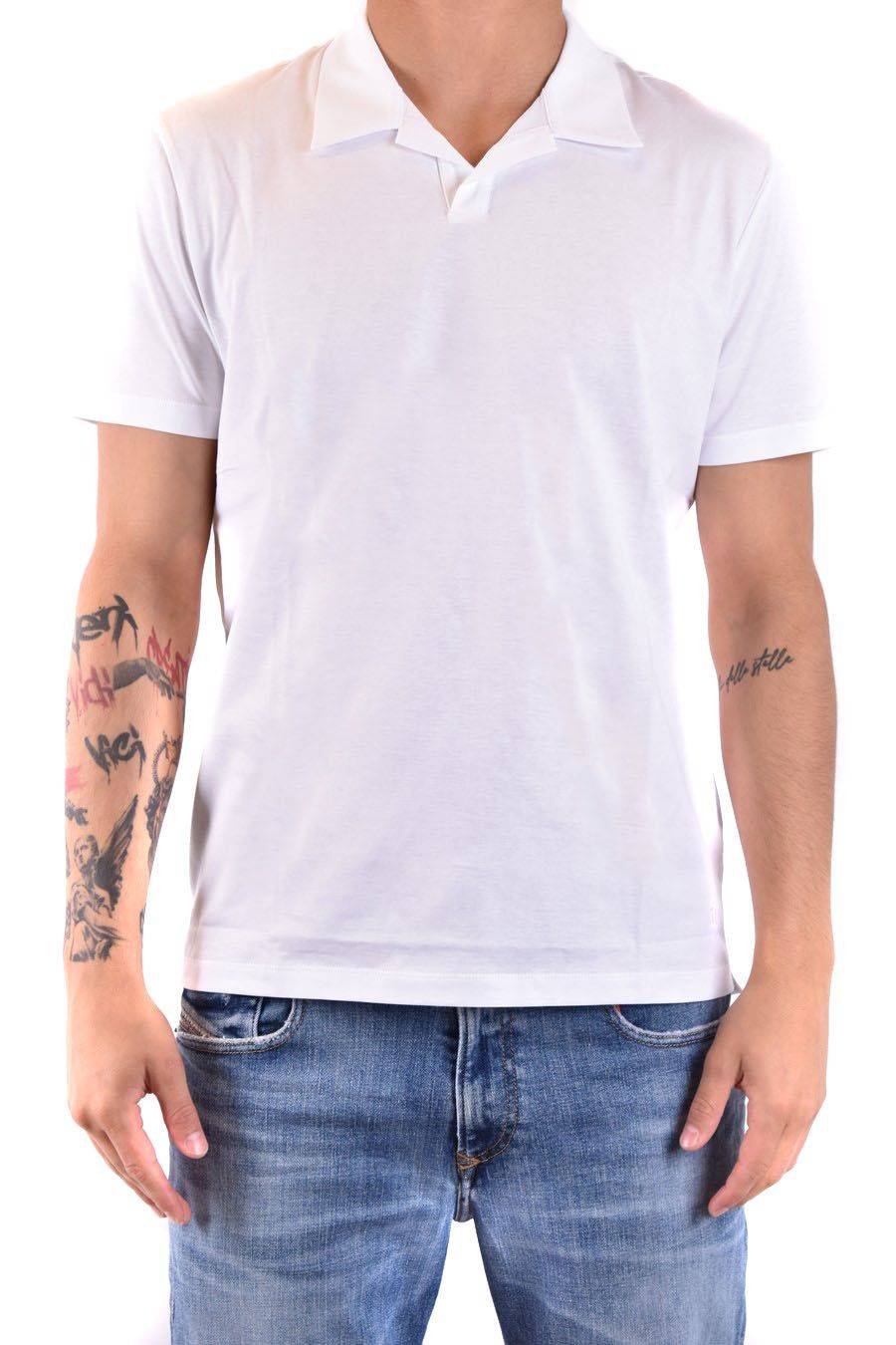 DONDUP  T-Shirt Bianca in Cotone DONDUP Uomo Offerta natalizia