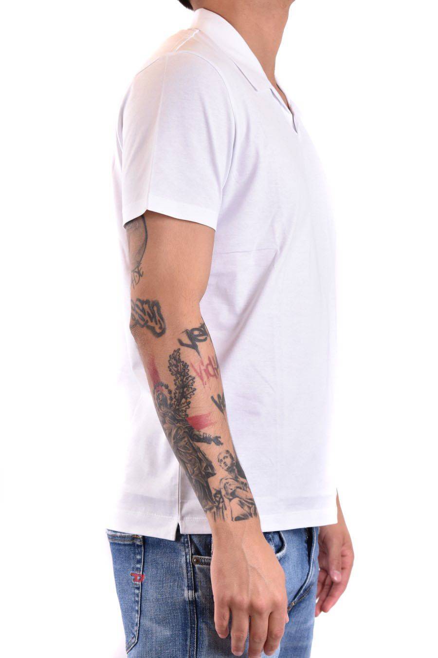 DONDUP  T-Shirt Bianca in Cotone DONDUP Uomo Offerta natalizia
