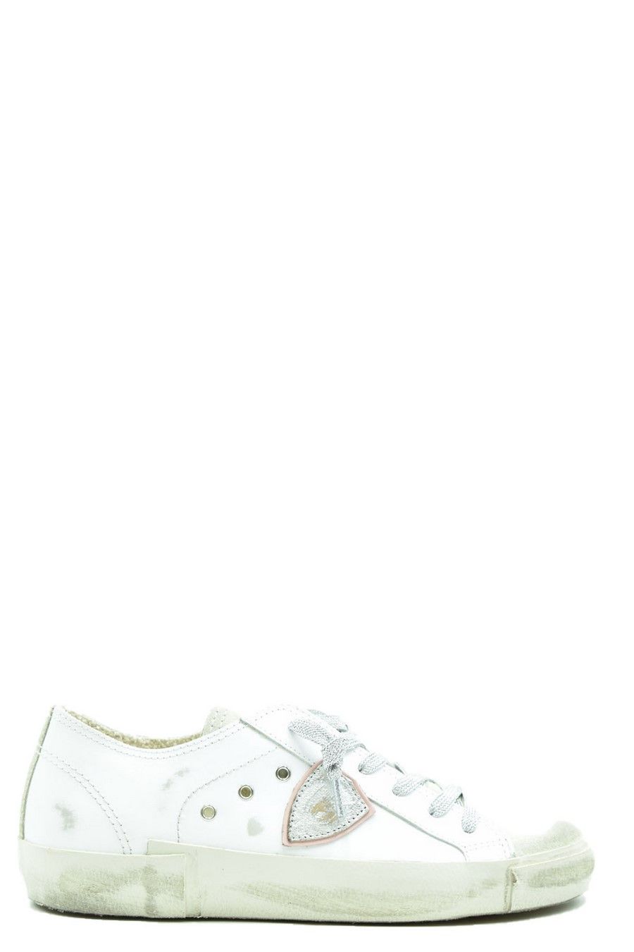 PHILIPPE MODEL  Sneakers in Pelle Bianca Philippe Model Donna PRLDVC01 Offerta per la Festa della Mamma