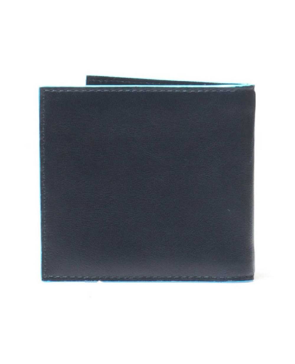 PIQUADRO  Portafoglio Uomo Piquadro in Pelle Blu - Design Sottile con 10 Scomparti per Carte Smaltimento dello stoccaggio