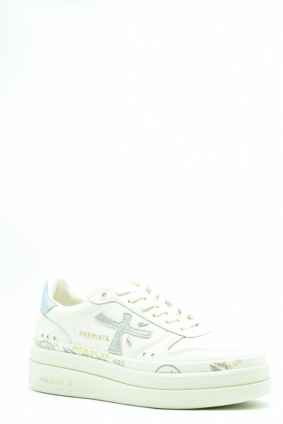 PREMIATA  Sneakers in Pelle Multicolor Premiata Micolvar per Donna Liquidazione